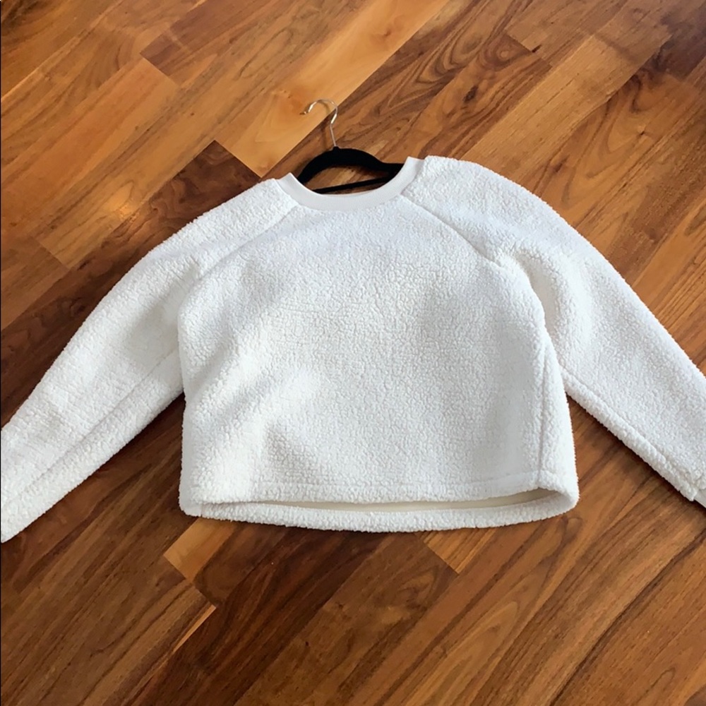 banana republic sherpa sweater